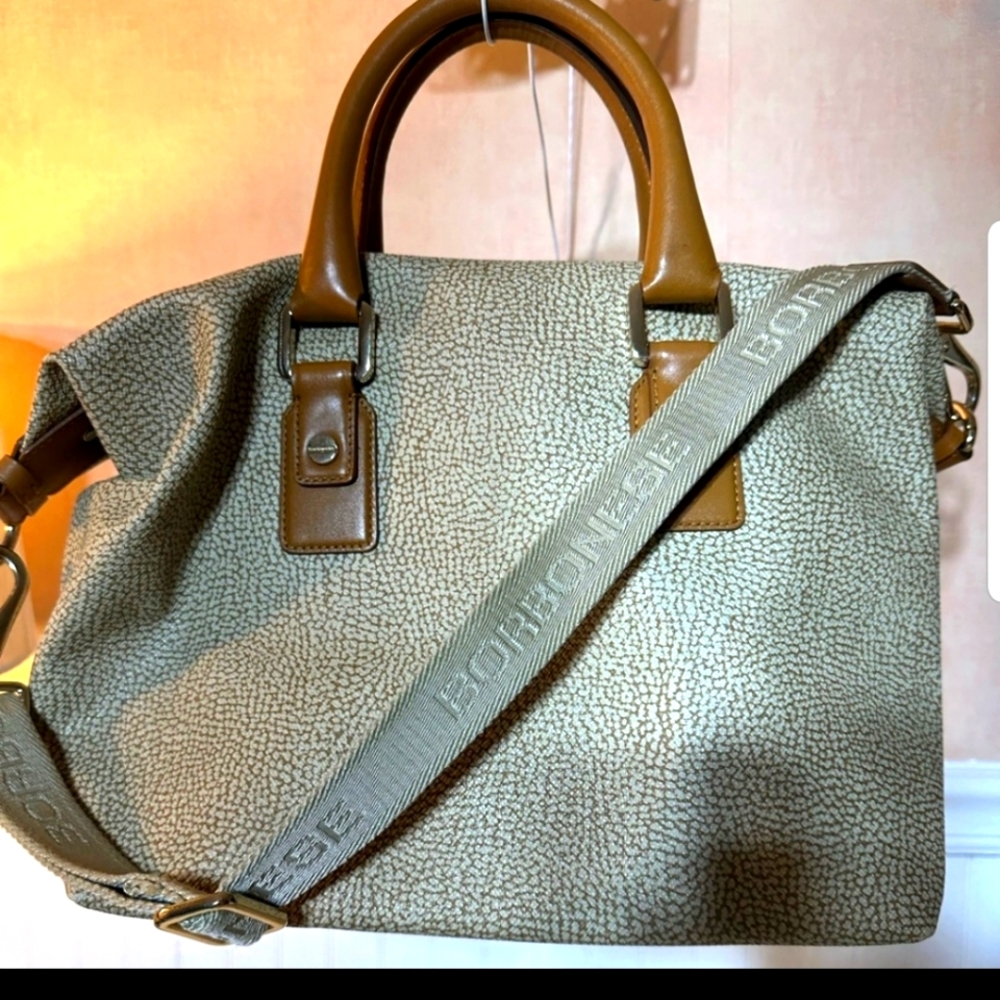 Borbonese Handbag Strap Is Removable. Excellent C… - image 1